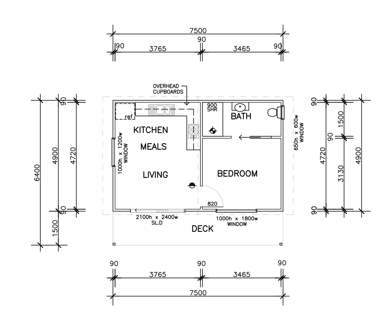 Plan 1 architect drawing